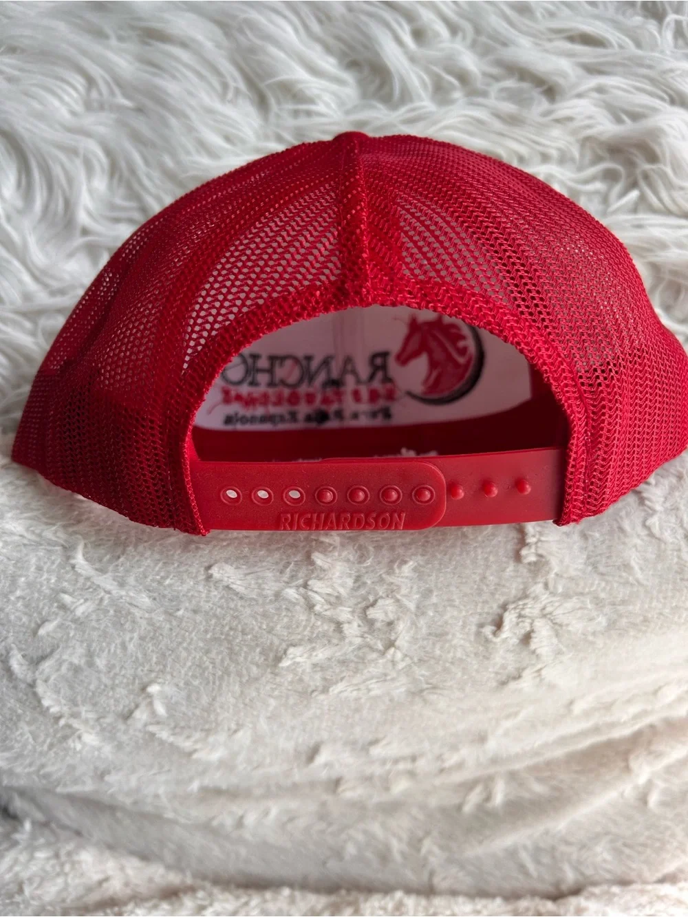 Red & White Trucker Hat